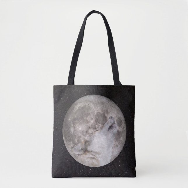 Tote Bag Super Wolf Moon (Devant)