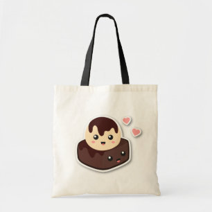 Tote Bag Superbe paire de glace à la vanille et de brownie