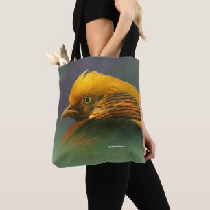 Tote Bag Superbe profil Vigné d'un faisan d'or