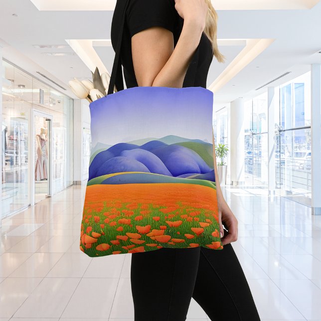 Tote Bag Superfleurs | Poppies surréalistes (Créateur téléchargé)