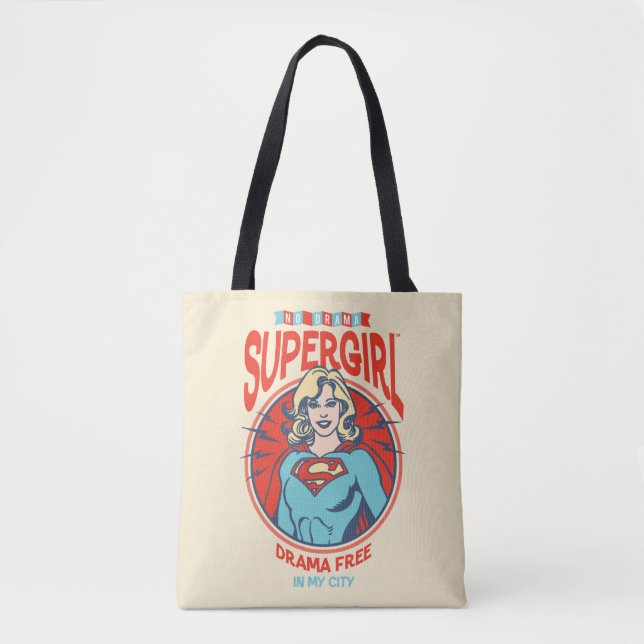 Tote Bag Supergirl Drame Gratuit Dans Ma Ville (Devant)