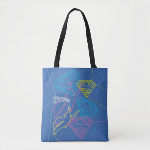 Tote Bag Supergirl et logo en couleurs