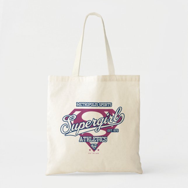Tote Bag Supergirl Metropolis Sports Athletics Graphic (Devant)