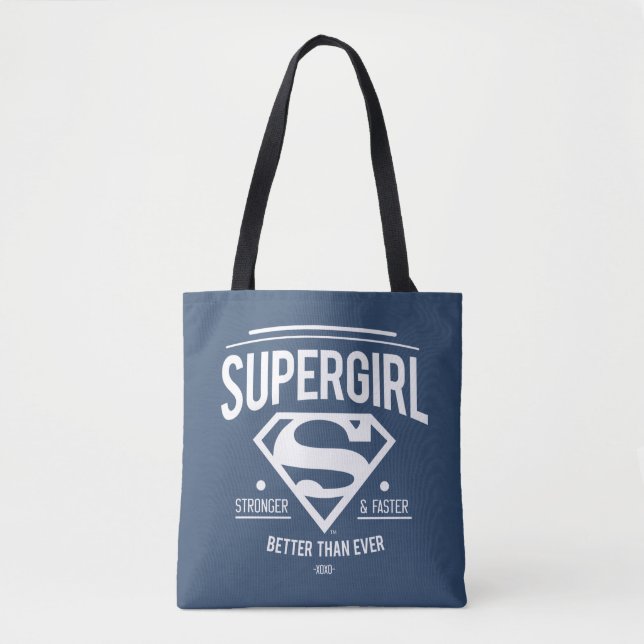 Tote Bag Supergirl mieux que jamais Retro Graphic (Devant)