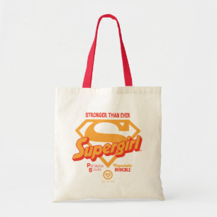 Tote Bag Supergirl plus forte que jamais Retro Graphic