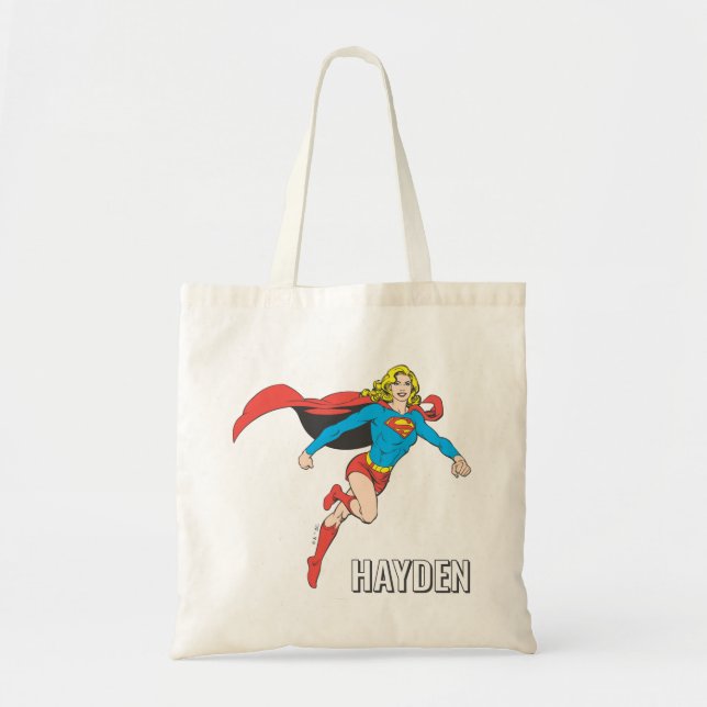 Tote Bag Supergirl Pose 1 (Devant)