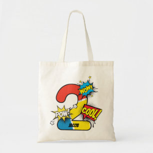 Tote Bag Superhero Comic Book 2e anniversaire