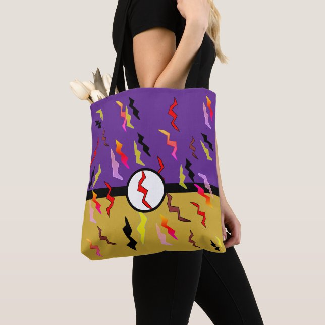 Tote Bag Superhéros de toutes choses Boucles d'éclairage vi (De près)