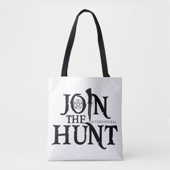 Tote Bag Supernatural "Join the Hunt" (Devant)