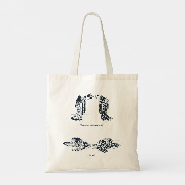 Tote Bag Supprimer mon historique de navigateur - Opéra (Dos)