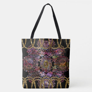 Tote Bag Suprine Cool Girly Motif baroque