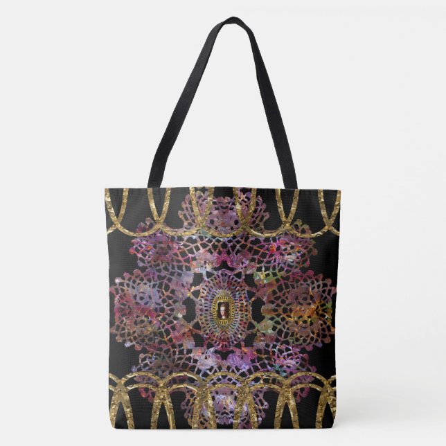 Tote Bag Suprine Cool Girly Motif baroque (Devant)