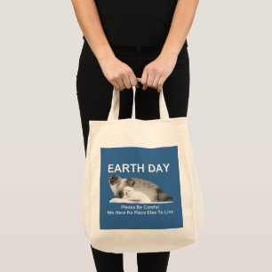 Tote Bag Sur la glace fine