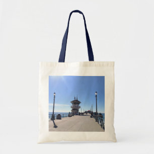 Tote Bag Sur la jetée, Huntington Beach, Californie