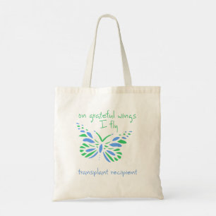Tote Bag Sur les ailes gracieuses je vole - Transplant Béné