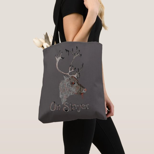Tote Bag Sur Slayer Reindeer Christmas (De près)