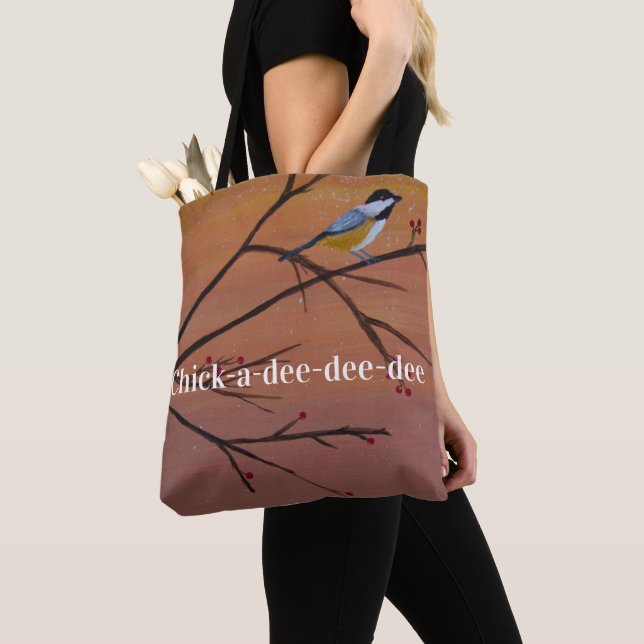 Tote Bag Sur un Poussin-un-dee-dee-dee de membre (De près)