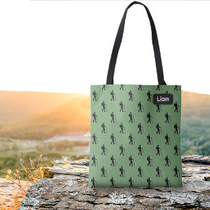 Tote Bag Sur une randonnée - Motif Rambler avec son propre