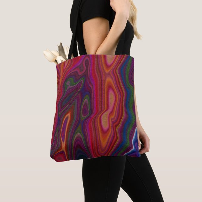 Tote Bag Surcharge Abstraite (De près)