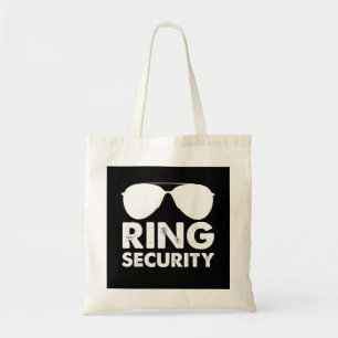 Tote Bag Sûreté de Bague de Mariage de la Fête de Mariage B