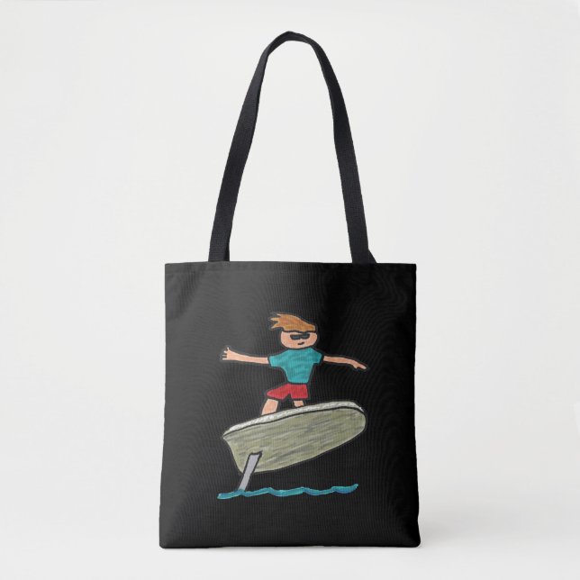 Tote Bag Surf à huile (Devant)