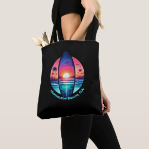 Tote Bag Surf au coucher du soleil