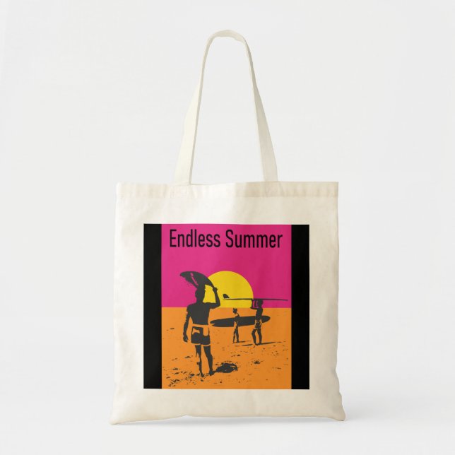 Tote Bag Surf d'été sans fin Sweat - shirt à capuche de bas (Devant)