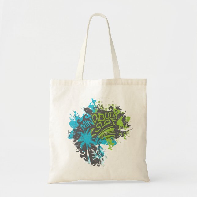 Tote Bag Surf Fourre-tout de corps d'esprit (Devant)