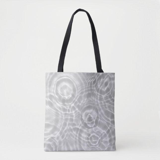 Tote Bag Surface d'eau claire Texture Abstraite (Devant)