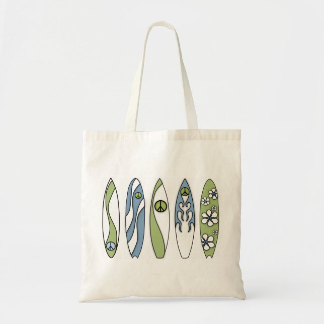 Tote Bag Surfer de paix (Devant)