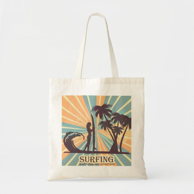 Tote Bag Surfer Girl (Devant)