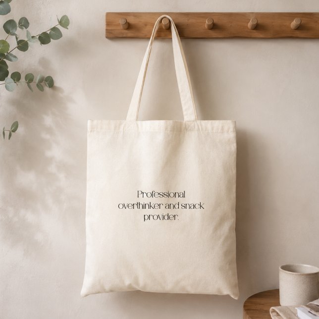Tote Bag Surpenseur Professionnel et Fournisseur de Snacks (Créateur téléchargé)