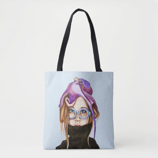 Tote Bag surprise marine (Devant)