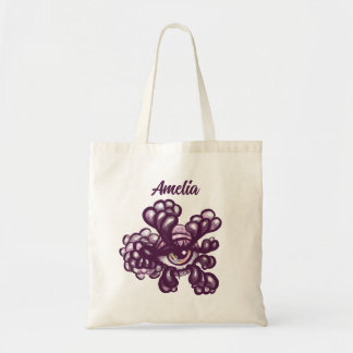 Tote Bag Surrealisme Weirdcore Œuvre d'Art de l'Œil dans un