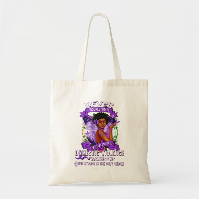 Tote Bag Survivant de la sensibilisation à la violence fami (Devant)