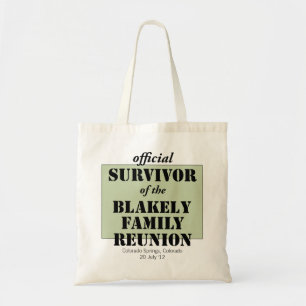 Tote Bag Survivant officiel de la Réunion familiale - Color