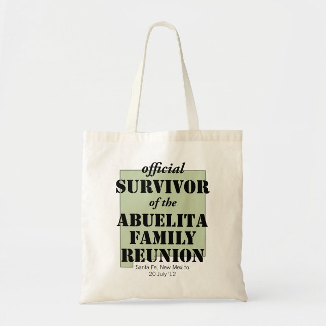 Tote Bag Survivant officiel (vert) (Devant)