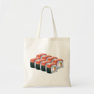 Tote Bag sushi japonais avec saumon
