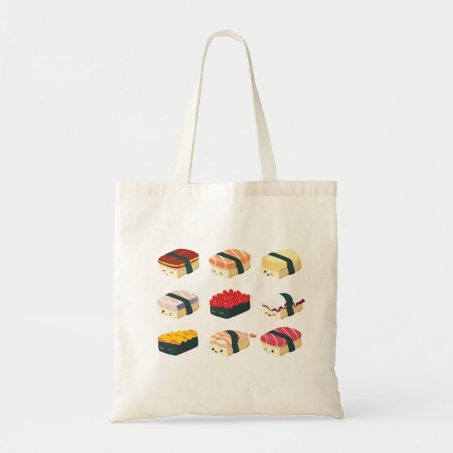 Tote Bag Sushi mignons (Devant)
