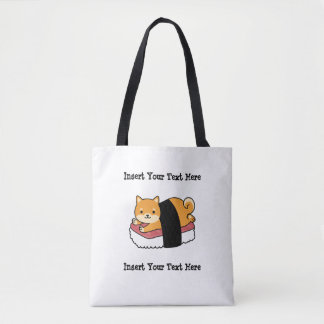 Tote Bag Sushi Shiba Inu - Cuite japonaise de chien