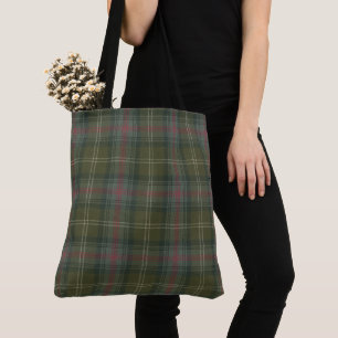 Tote Bag Sutherland Vieux Clan écossais Patiné Tartan