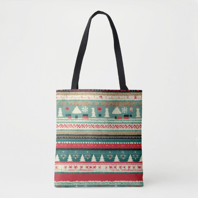 Tote Bag Sweat moche de Noël 3 (Devant)