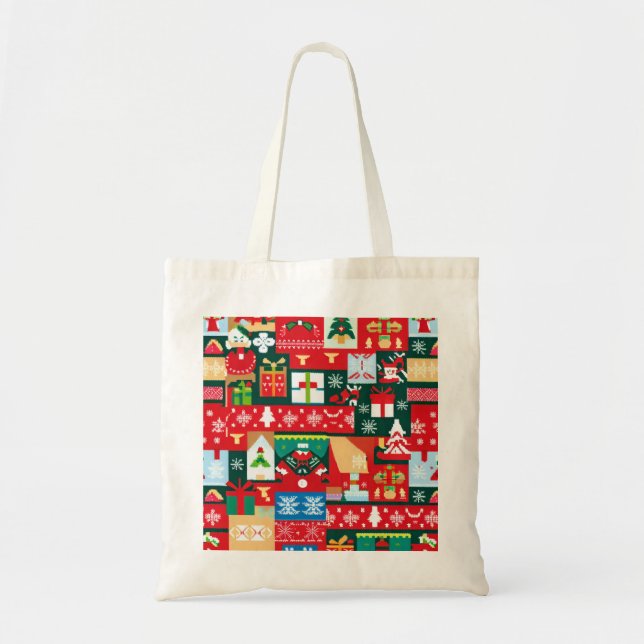 Tote Bag Sweat moche Noël 1 (Devant)
