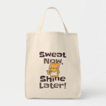 Sweat Now, Shine Ultérieurement - Fitness Cute Cat