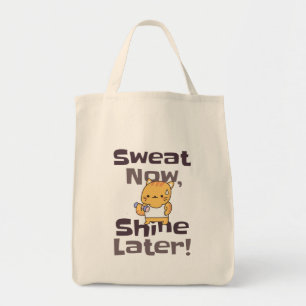 Tote Bag Sweat Now, Shine Ultérieurement - Fitness Cute Cat
