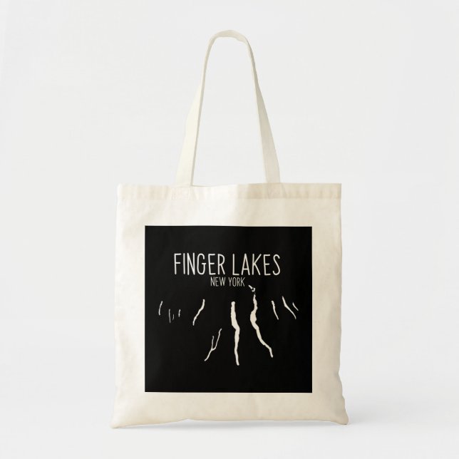 Tote Bag Sweat - shirt à capuche de basculement Finger Lake (Devant)