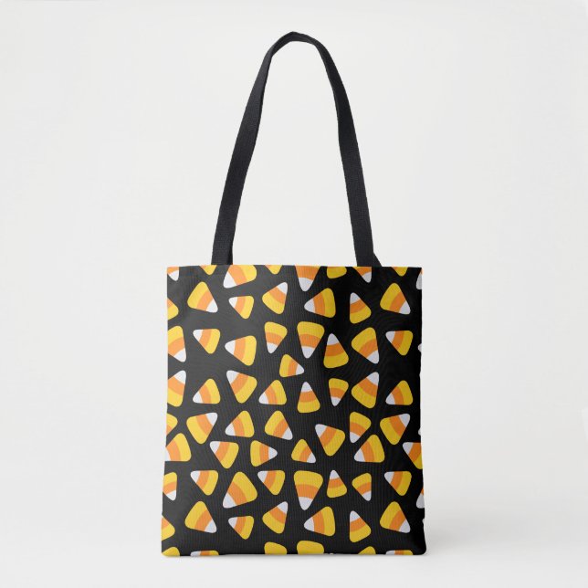 Tote Bag Sweet Candy Corn Halloween (Devant)