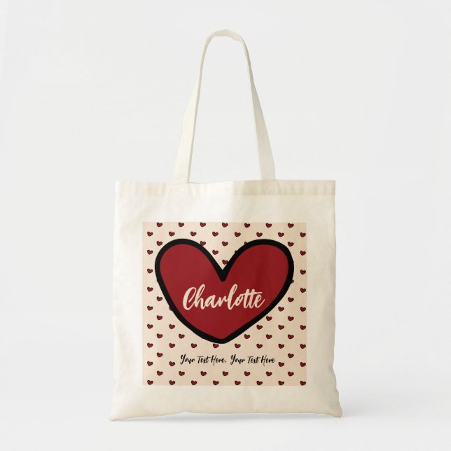 Tote Bag Sweet Cute tendance Logo d'entreprise Entreprise E (Devant)