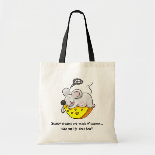 Tote Bag Sweet Dreams sont faits de fromage mignon Souris r
