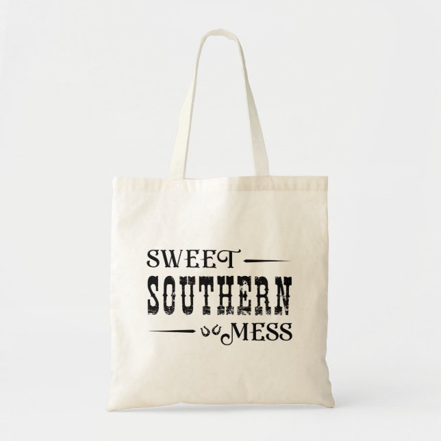 Tote Bag Sweet Southern Mess (Devant)